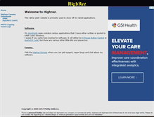 Tablet Screenshot of highrez.co.uk